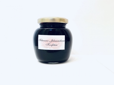 schwarze Johannisbeeren Konfitüre